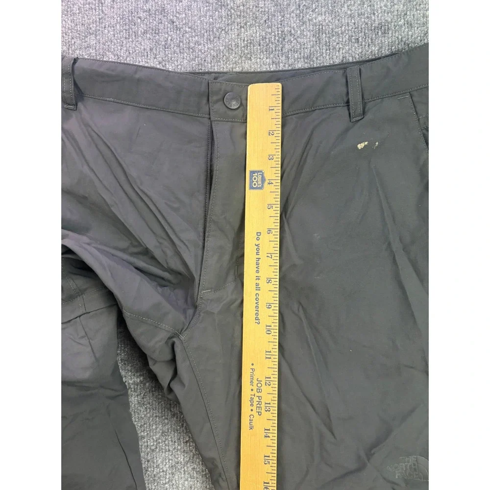 The North Face Convertible Pants Mens 38 Short Gray Ripstop Hiking Cargo